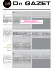 Mei - Het ontwerp van de Gazet