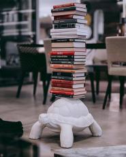 Qeeboo Turtle Carry Boekenstandaard - Hebbertjes - 2HB