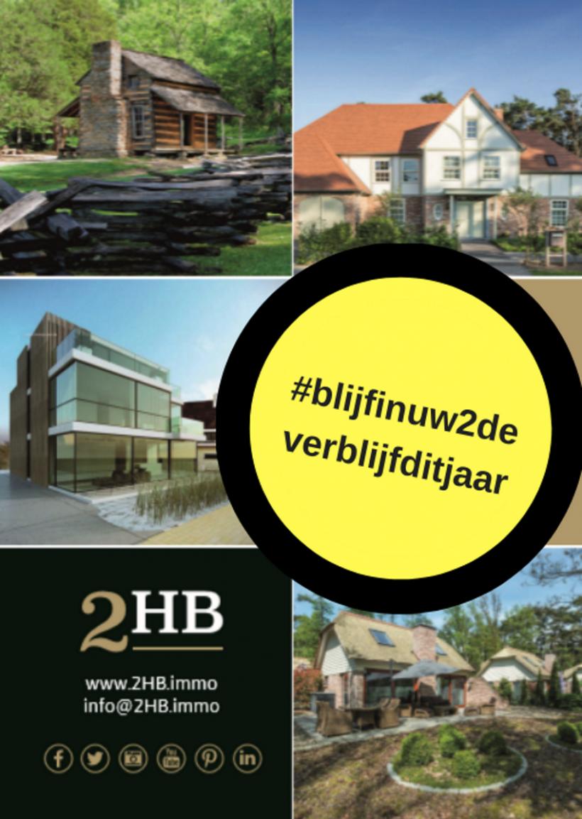 Blijf in uw 2de verblijf dit jaar - 2HB