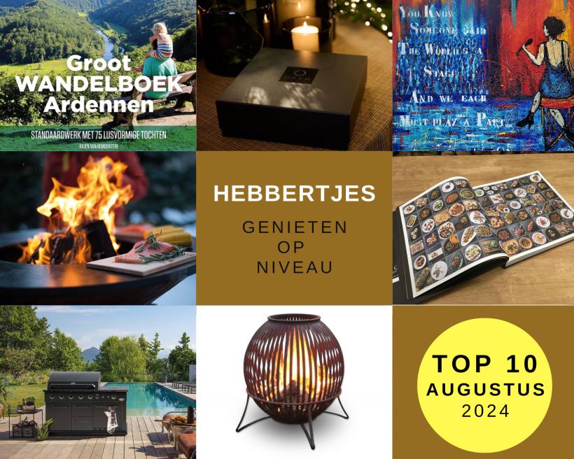 De TOP 10 Hebbertjes van augustus 2024 - Hebbertjes - 2HB