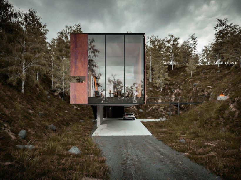 Zwevende villa - Innovatief - 2HB