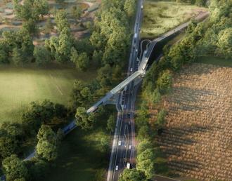 Fietsbrug Helchteren - Limburg - 2HB