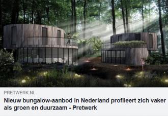 Groen en duurzaam bungalow aanbod in Nederland - In de pers - 2HB