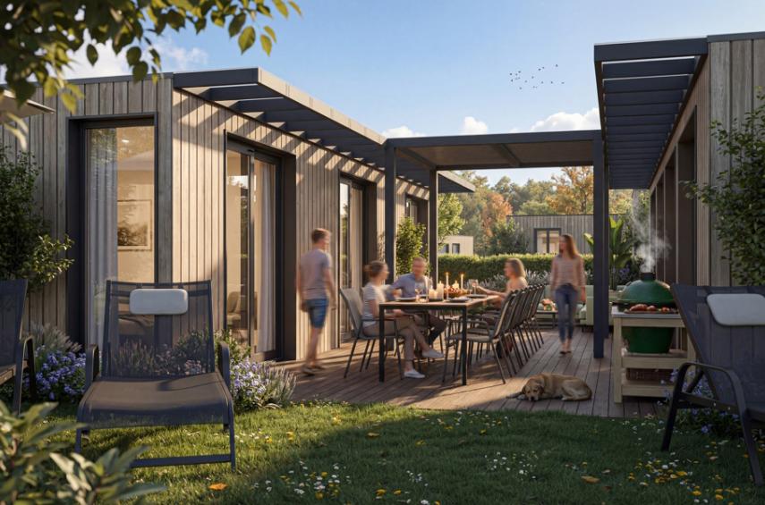 Reunion 8P Outdoor op Resort Namur Nature - Ardennen - 2HB