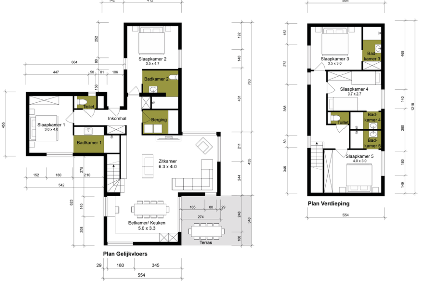 Exclusieve tienpersoonsvilla met buitenkeuken op Landscape resort Bergervenne - Limburg - 2HB