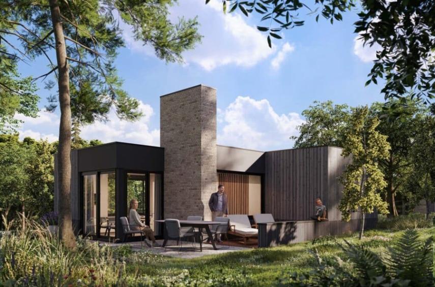Gelijkvloerse vakantievilla voor vier op Landscape resort Bergerven - Limburg - 2HB